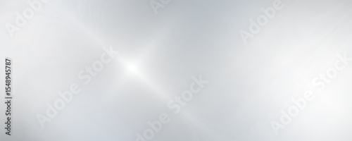 Silver foil background with metal mirror texture. Chrome gradient surface with light gloss. Vector aluminum grey sheet with reflection