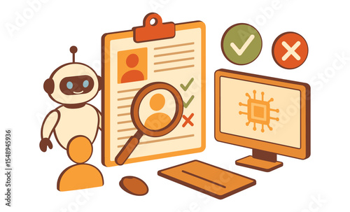 Robotic process automation with ai in recruitment and decision-making
