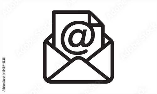 Email Message Open Envelope Icon