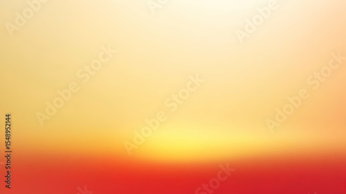 Gradient background with warm colors, from red to orange and yellow, creating soft light