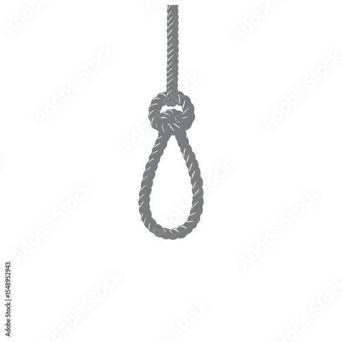 Illustration of a hanging rope.