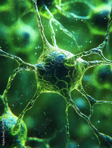 Colorful illustration of neurons showcasing intricate connections in a scientific study context