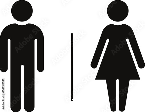 man and woman gender icon