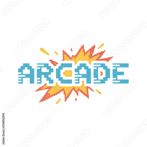 Creative graphic design featuring the word gamer in vibrant colors and pixelated style for gaming enthusiasts