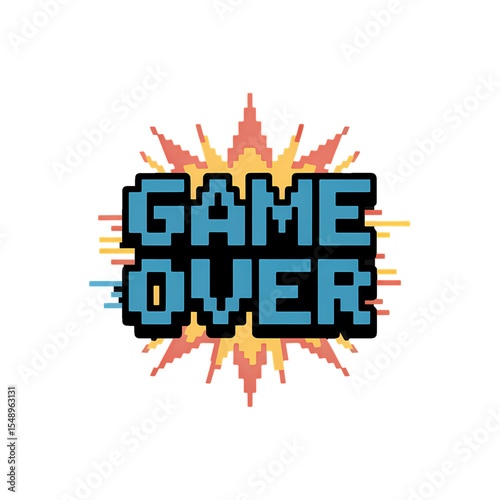 Creative graphic design featuring the word gamer in vibrant colors and pixelated style for gaming enthusiasts