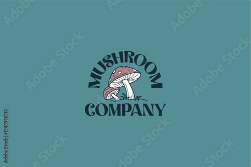 Mushroom Company Farm Logo