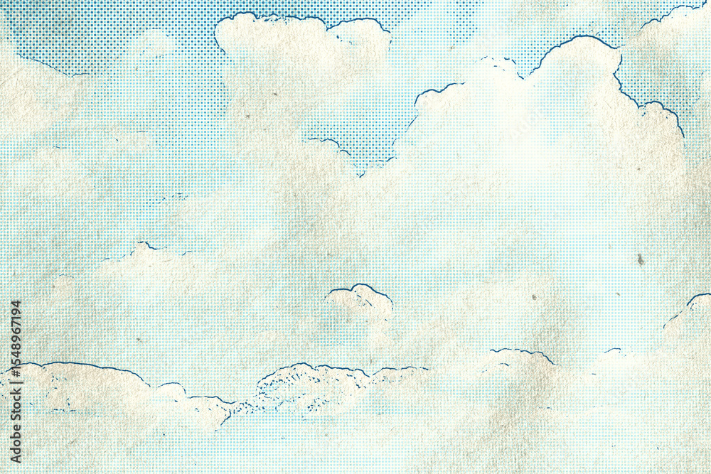 Obraz premium retro sky pattern