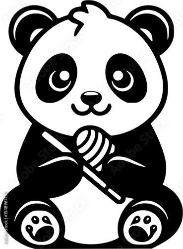panda cartoon