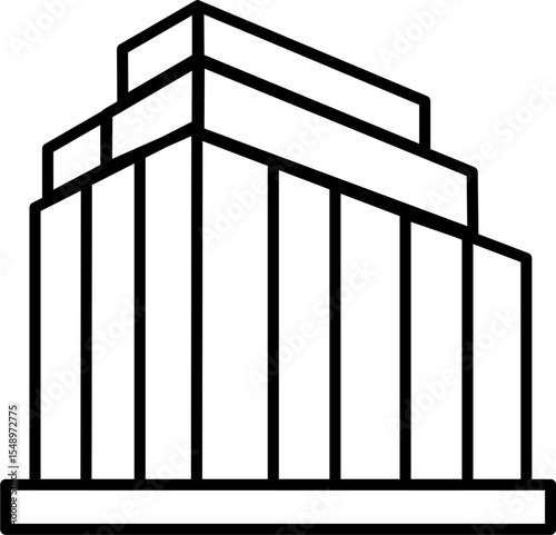 vector illustration of a building