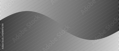 Abstract art geometric background with diagonal lines. Optical illusion with waves and transition.