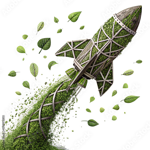 Rocket Sprouting Leaves