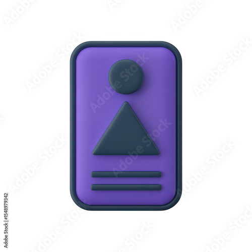 Free Download Abstract 3d icon design element isolated on transparent background - GFXLoad
