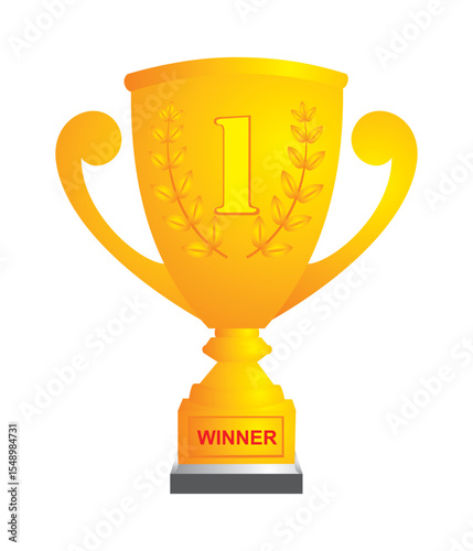 world championship trophy illustration