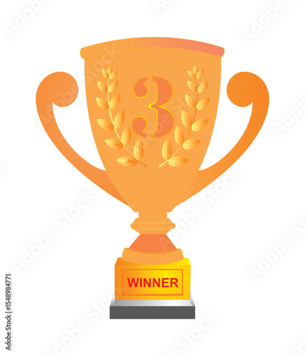 world championship trophy illustration