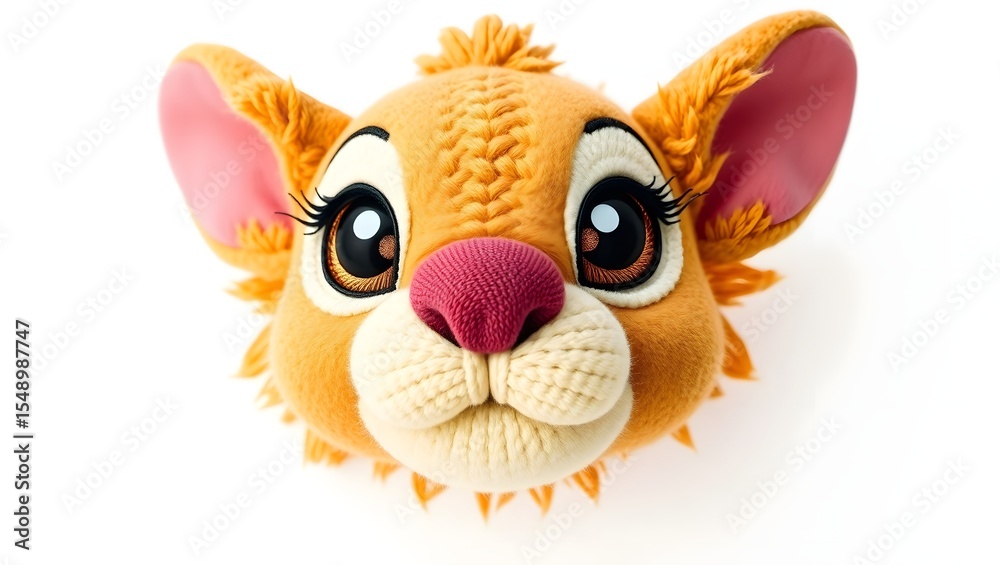 Fototapeta premium cute lion cub