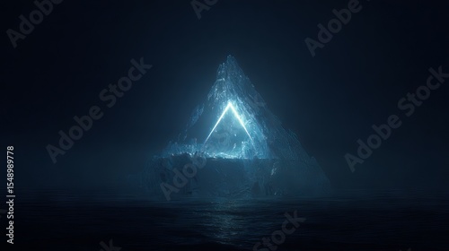 Futuristic design iceberg