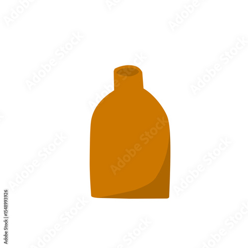 clay vase vector