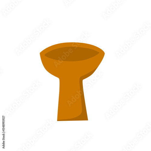 clay vase vector