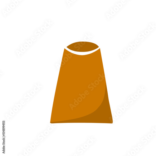 clay vase vector