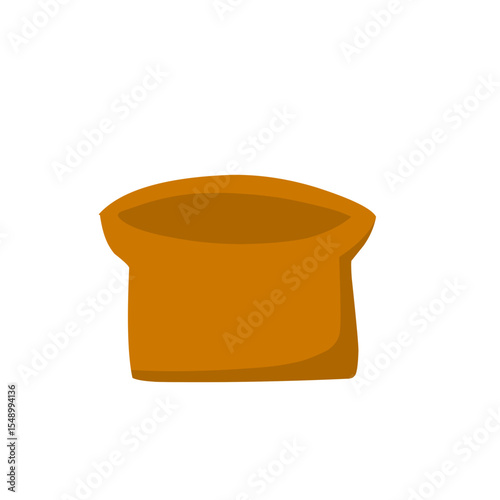 clay vase vector