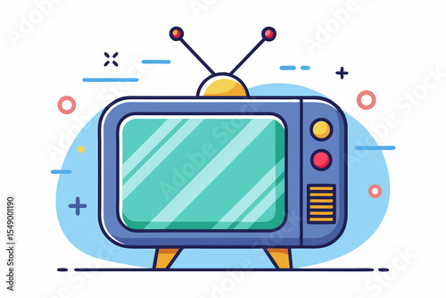 analog tv curved screen static lines