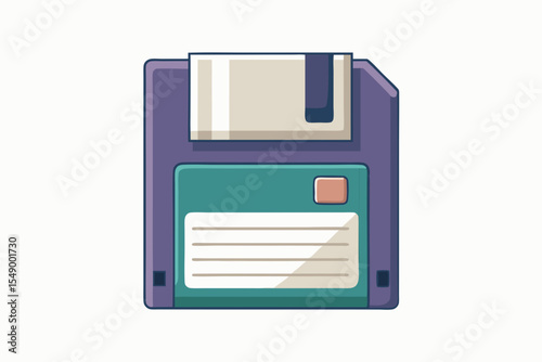 floppy disk faded label texture