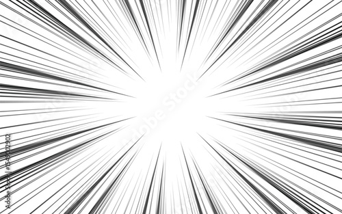 Abstract manga comic background with radial halftone. Pop art halftone texture background. Vector illustration.