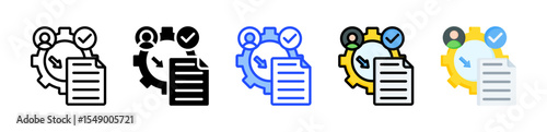 Onboarding Icon Collection With Multiple Styles