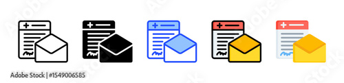 Sick Leave Icon Collection With Multiple Styles