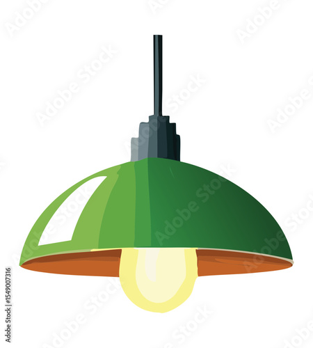 Green Modern Pendant Lamp Design