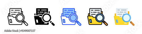 Search Folder Icon Collection With Multiple Styles