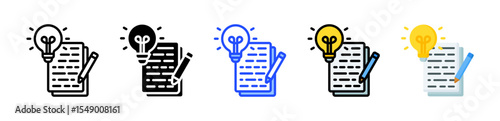 New Creation Icon Collection With Multiple Styles