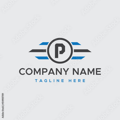 Modern Minimalist Letter P Logo Design Speed,  Professionalism, and Innovation