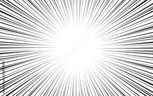 Abstract comic lines of copy space on white background. Can be used to highlight space text for ads, posters, templates. vector illustration