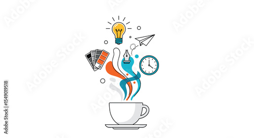 Creative Coffee: Igniting Ideas and Productivity with a Morning Cup of Joe