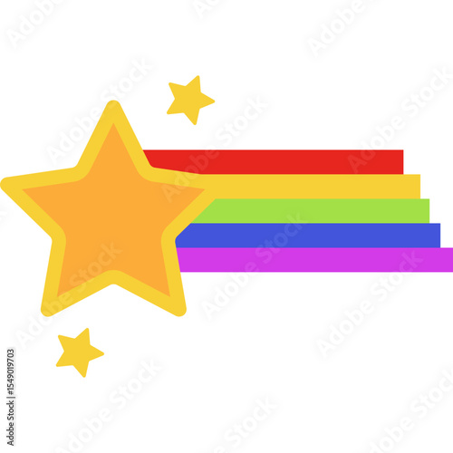 Retro Shooting Star 
