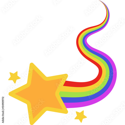 Retro Shooting Star 