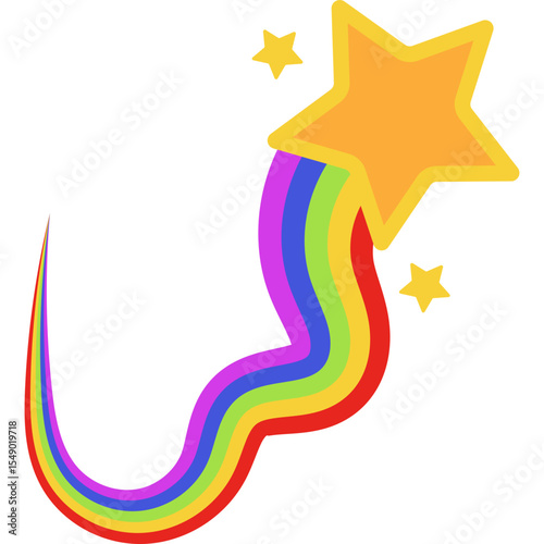 Retro Shooting Star 