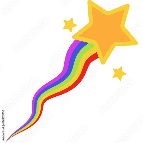 Retro Shooting Star 