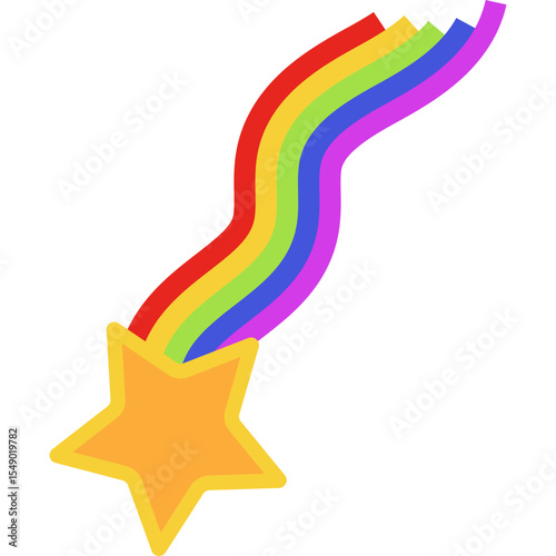 Retro Shooting Star 