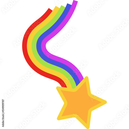 Retro Shooting Star 
