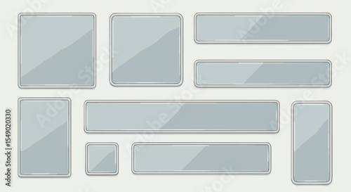 Elegant and Versatile Glass Plates for Varied Purposes in Different Shapes and Sizes