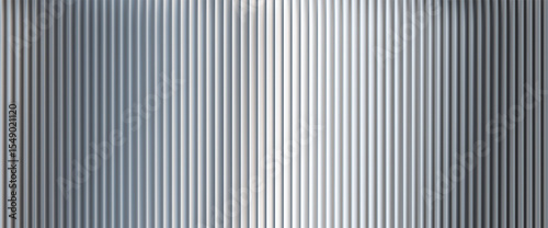 Vector Gray Blurred Glass Gradient background. Vertical Ribbed glass texture. Abstract bg.