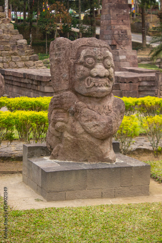 sukuh temple or candi sukuh, reliefs at sukuh temple.Ancient erotic Candi Sukuh-Hindu Temple on central Java, Indonesia. the temple is Javanese Hindu temple located mount lawu
