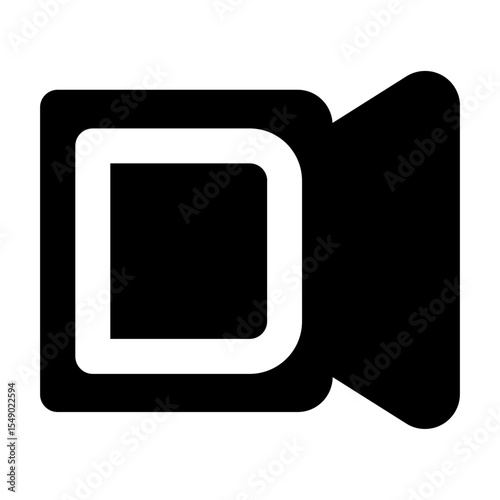 Clean solid vector icon camera for user interface design. Ideal for web dashboards, mobile apps, UI kits, and prototypes. Scalable SVG format for easy integration in digital projects.