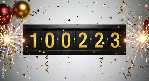Festive Countdown: 100,023 Celebratory Milestone Achieved