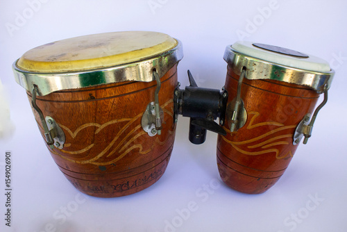 kendang , ketipung isolated on white background. Kendhang javanese Kendhang, TausugBajau Maranao Gandang ketipung is a two-headed drum used from indonesia and malay. usually for dangdut music