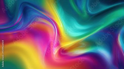 Wallpaper Mural Psychedelic rainbow colors background for creative design and art concepts Torontodigital.ca