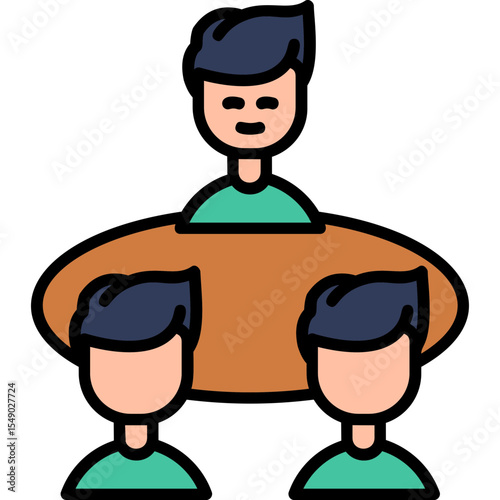 Meeting Vector Icon Design