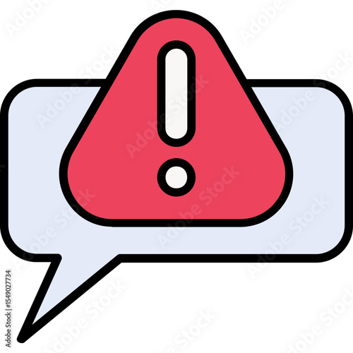 Error Message Vector Icon Design
